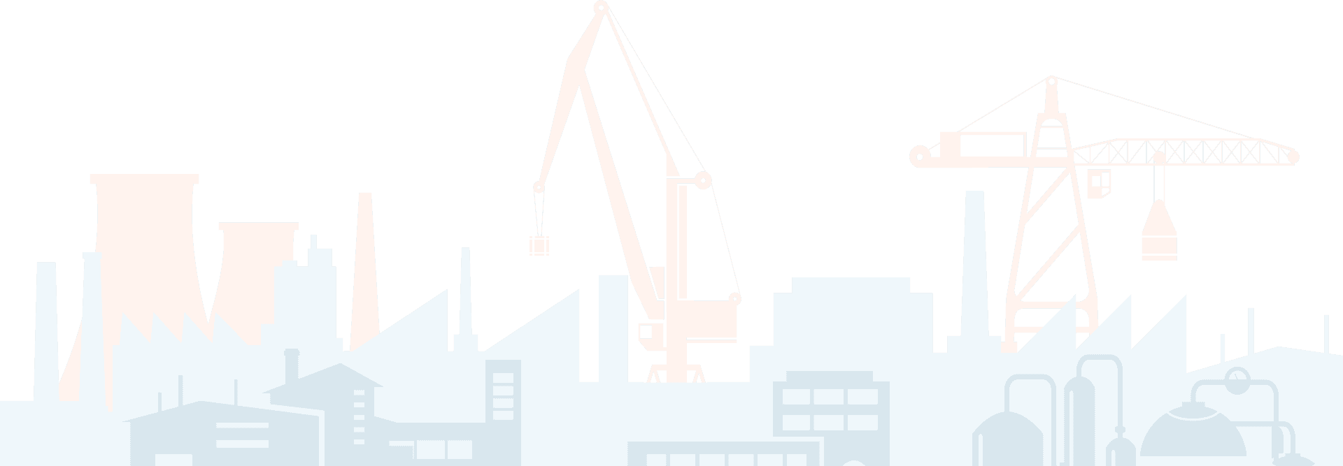 Industrial Skyline Illustration Industrial Skyline Illustration